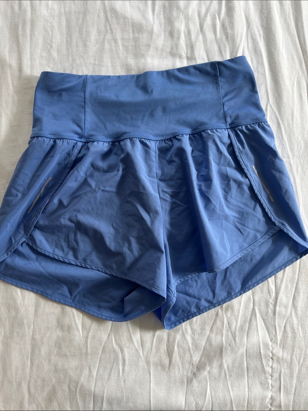 all in motion Periwinkle High-Rise Athletic Shorts